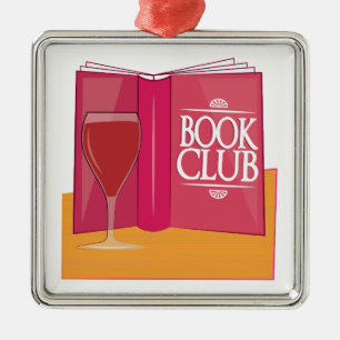 Book Club Metal Ornament