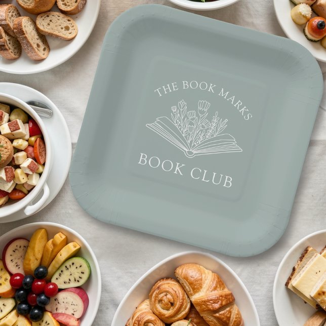 Book Club Name Personalized  Paper Plate (Creator Uploaded)