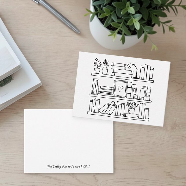 Book Club Personalized Correspondence Card (Creator Uploaded)