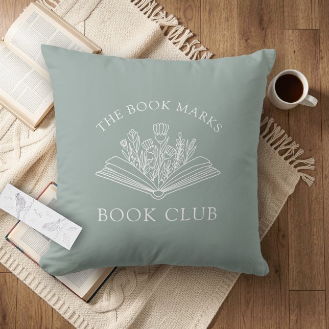 Book Club Personalized Gift Throw Pillow (Creator Uploaded)