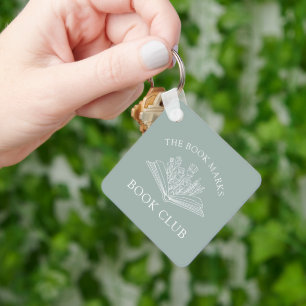 Book Club Personalized Member's Gift Keychain