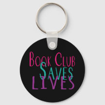 Book Club Saves Lives Keychain