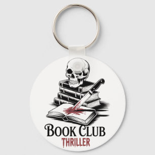 Book Club Thriller Keychain