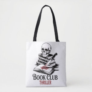 Book Club Thriller Tote Bag
