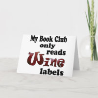 Book Club Wine Labels