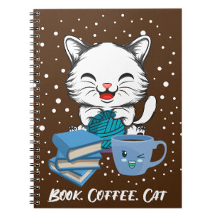 Book Coffee Cat