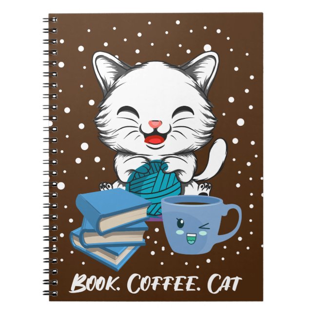 Book Coffee Cat (Front)