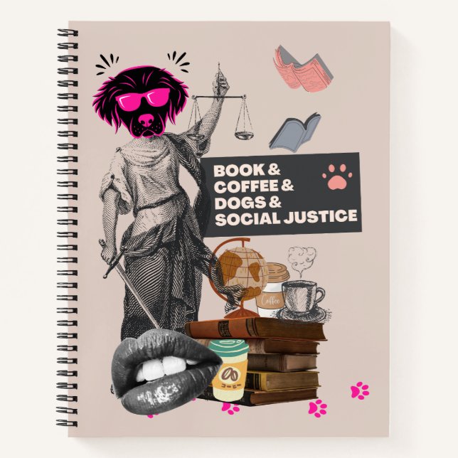 Book & Coffee & Dogs & Social Justice (Front)