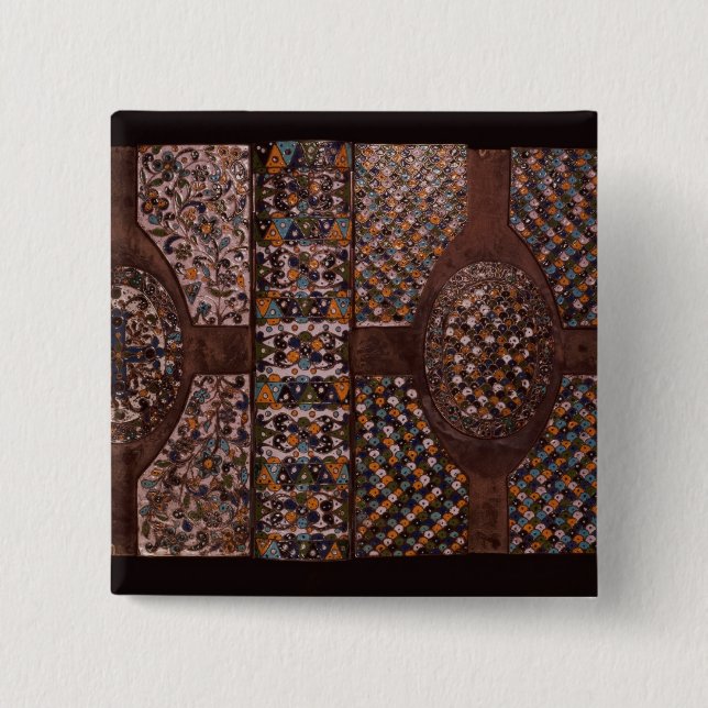 Book cover 2 inch square button (Front)