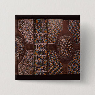 Book cover 2 inch square button