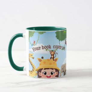 Book Cover   Author Book Launch Promotional Mug