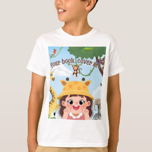 Book Cover   Author Book Launch Promotional T-Shirt
