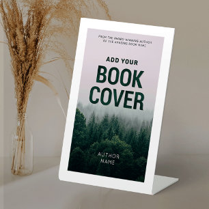 Book Cover Simple Author Book Signing Pedestal Sign