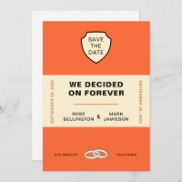 BOOK COVER "WE DECIDED ON FOREVER" SAVE THE DATE