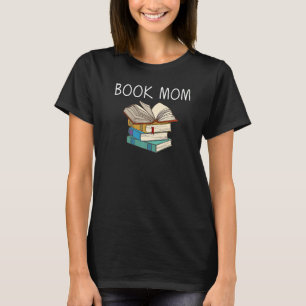 Book Designs For Mom Women Librarian Reading Fan T-Shirt