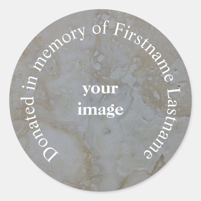 Book Donation  Sticker Stone (Front)