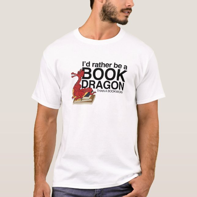 Book Dragon T-Shirt (Front)