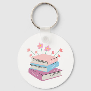 Book Eat Sleep Read Keychain