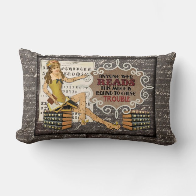 Book Floozie Pillow (Front)