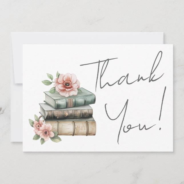 Book Floral Thank You (Front)
