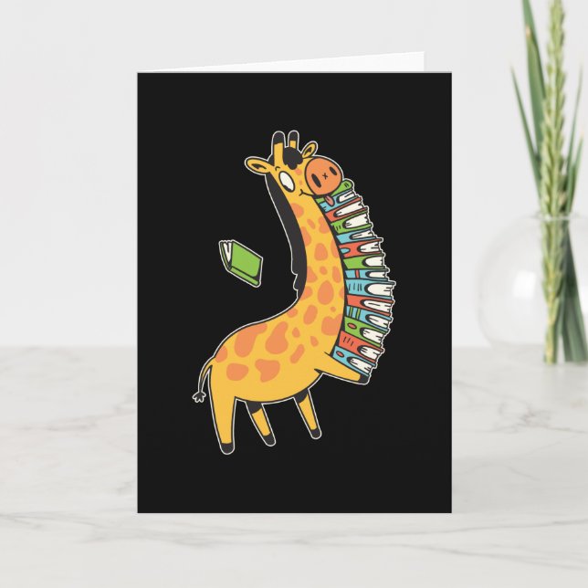 BOOK GIRAFFE CARD (Front)