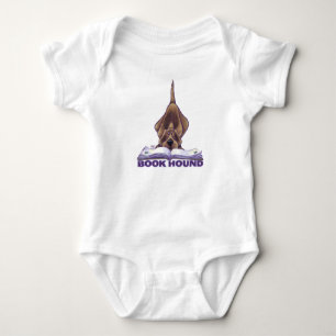 Book Hound Baby Bodysuit