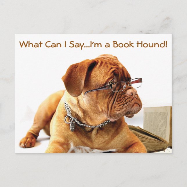 Book Hound Dog Postcard (Front)