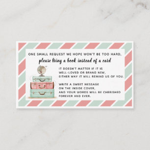 Book instead of Card Coral Mitn Travel Insert