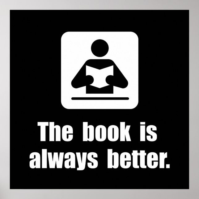 Book Is Better Poster (Front)