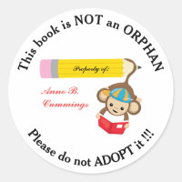 Book is Not an Orphan Please Do Not Adopt Monkey