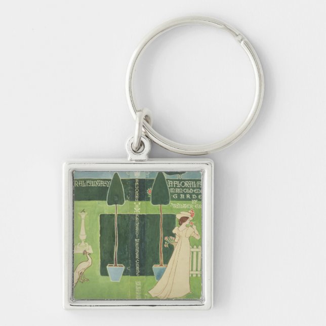 Book Jacket design for 'A Floral Fantasy in an Old Keychain (Front)