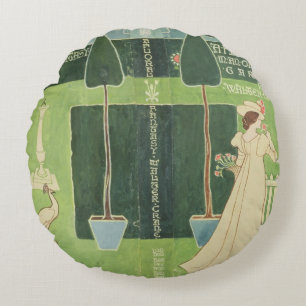 Book Jacket design for 'A Floral Fantasy in an Old Round Pillow