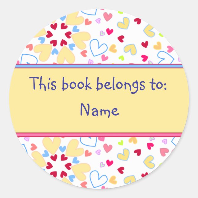 Book Label (Front)