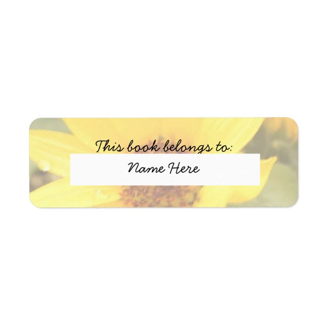 Book Label Alternate (Front)