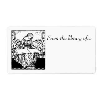 Book labels~ From the Library of... Medieval maid