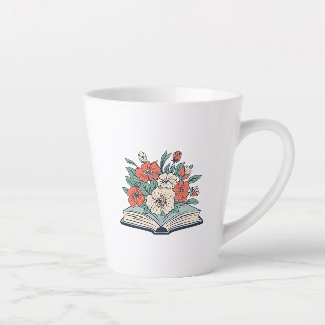 Book Latte Mug (Right)