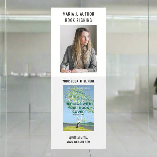 Book Launch Event l Author Photo Promotional Window Cling