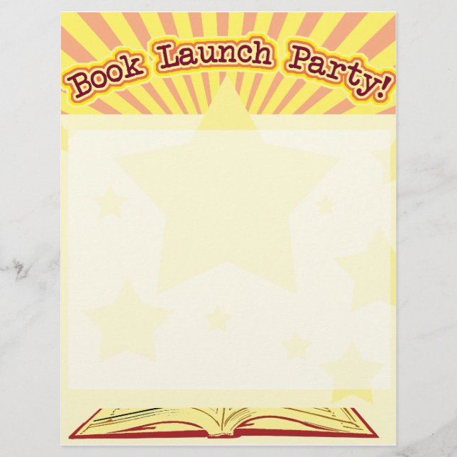 Book Launch Party Flyer (Front)
