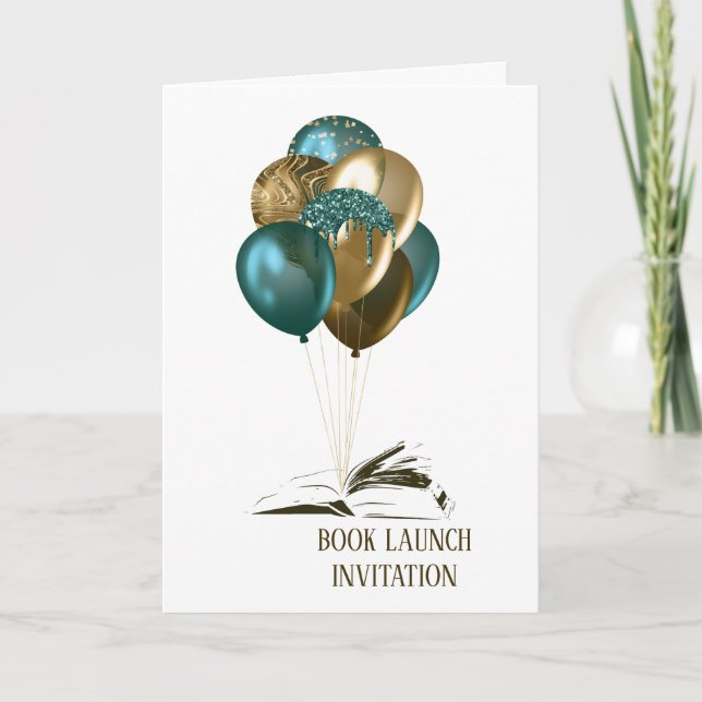 Book Launch Party Invitation (Front)