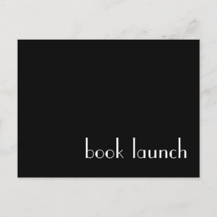Book Launch Postcard