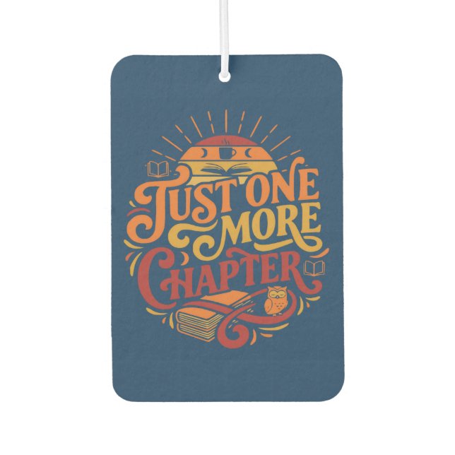 Book Lover Air Freshener (Front)