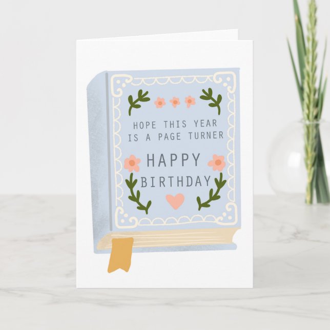 Book Lover Anniversaire Nouvelle carte de chapitre (Devant)