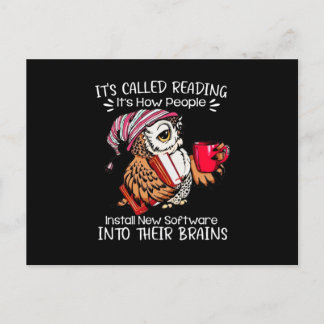 Book Lover Announcement Postcard