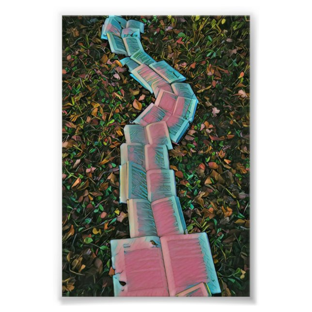 Book lover artwork photo print (Front)