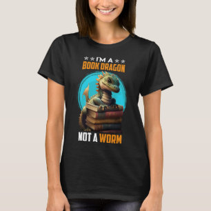 Book lover Book Dragon Reading friends bookworm Bo T-Shirt