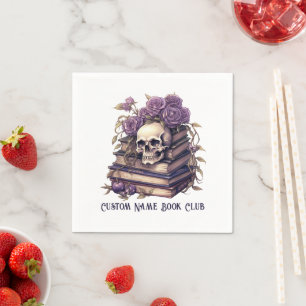 Book Lover, Custom Book Club Napkin