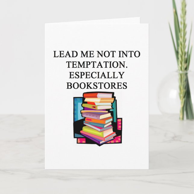 BOOK lover design Card (Front)