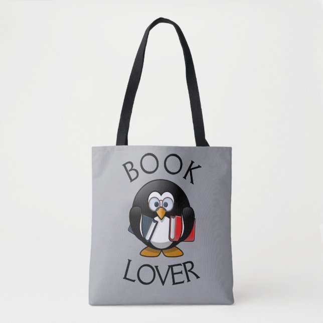 Book Lover -- Designer Tote Bag (Front)