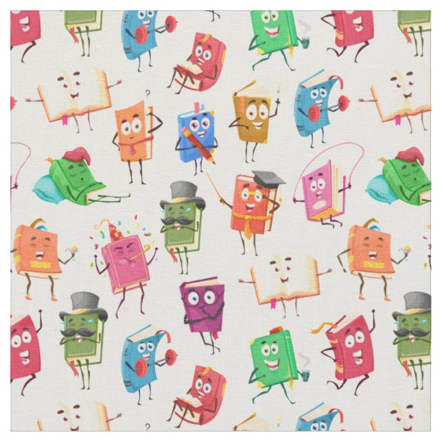 book lover fabric (Close Up)