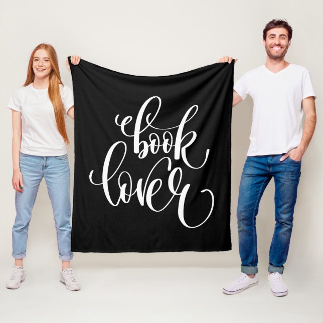 Book Lover Fleece Blanket (In Situ)